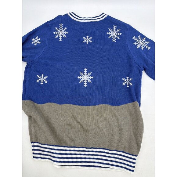 Tipsy Elves XXL Snowman Adult Humor Ugly Christmas Sweater Knit Pullover - Picture 6 of 6